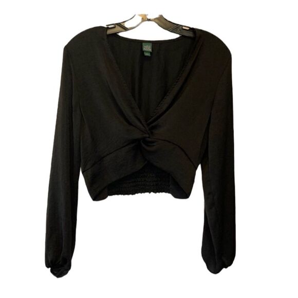 Black crop top Medium - Picture 1 of 7